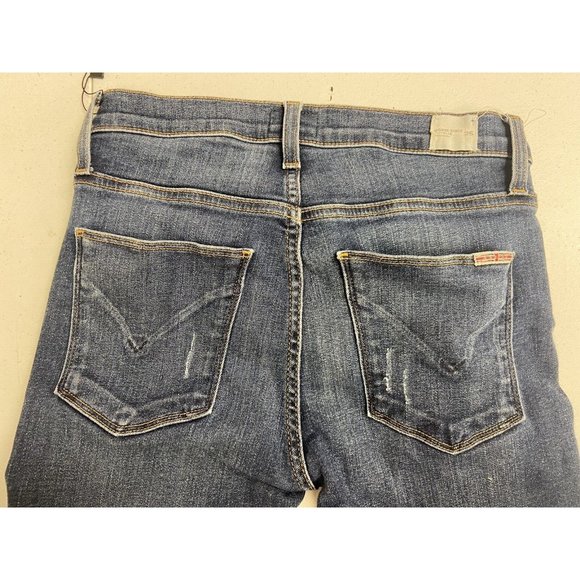 HUDSON Natalie Mid Rise Skinny Jeans Blue Size 25 MSRP $195 - Picture 3 of 5